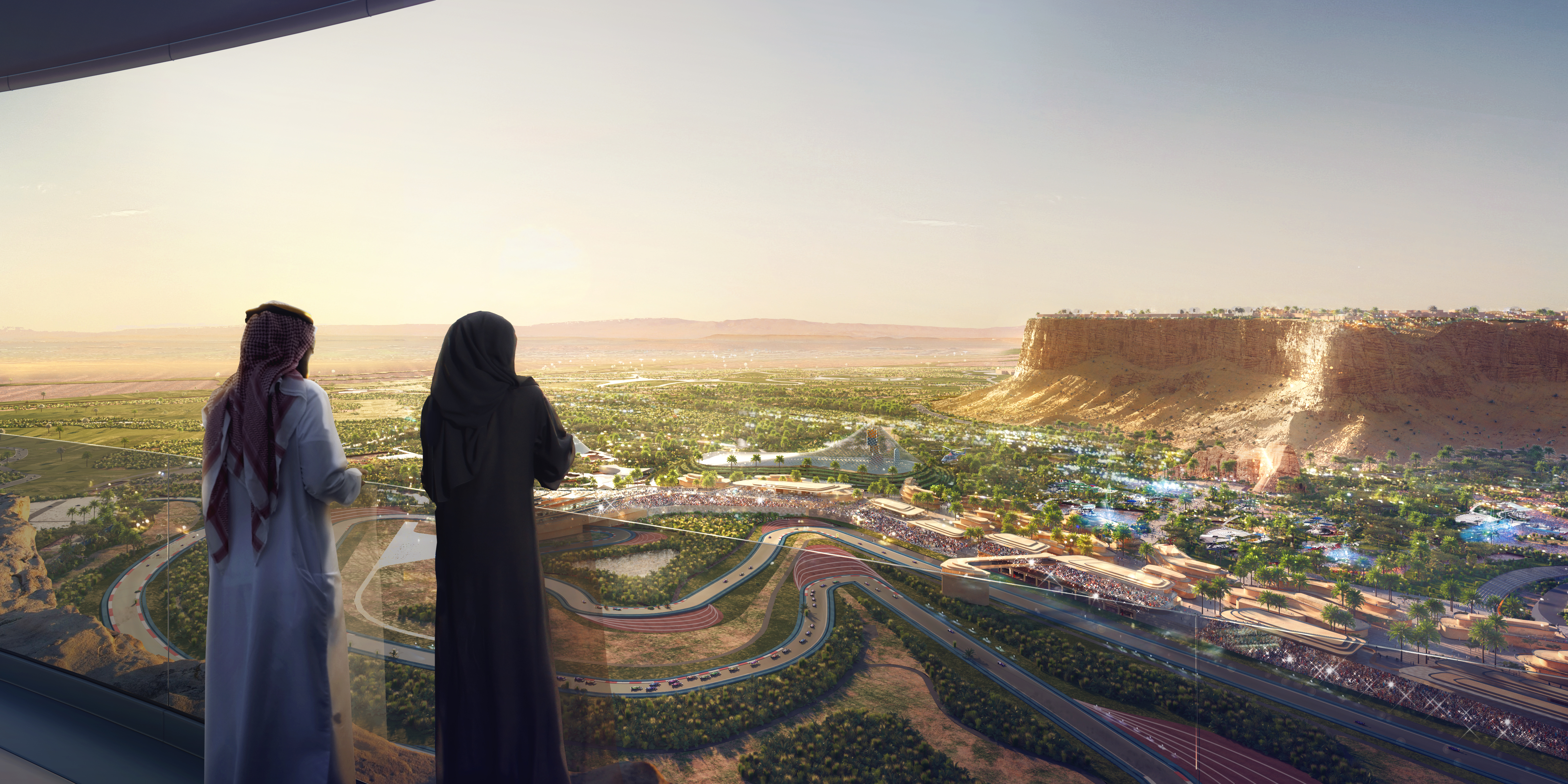 04 View of Resort Core and Speed Park from Cliff Edge Overlook